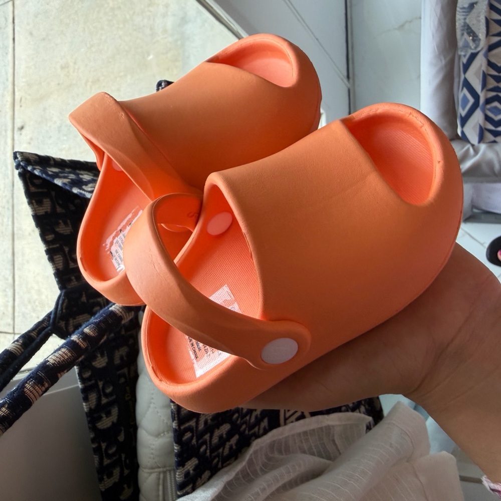 Orange Kids Sandals